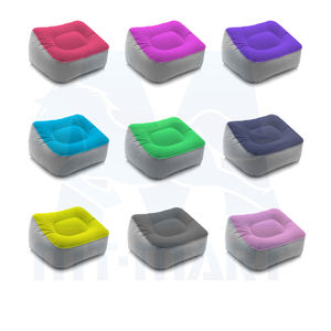 Joyee Custom Outdoor Camping Flock ing quadratisches Kissen Nap Aufblasbares Luftkissen Großhandel Travel Flock ing Aufblasbares Kissen - Product Image 4