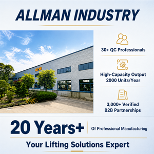 ALLMAN 迷你钢丝绳葫芦 1.5 吨 带双钩 家用型 - Product Image 5