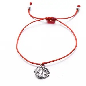 Love My Mother Wish Bracelet Card Gift for Mothers Lucky Red String Charm Bracelets Jewelry for Women Kids