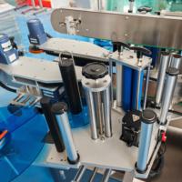 Machine d'étiquetage de boîte de conserve de bouteille carrée personnalisée professionnelle autocollant de qualité supérieure de bureau automatique économique enveloppant