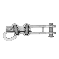 Collier de serrage droit haute résistance pour ligne électrique aérienne, tension nominale 190 kN