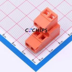 DB128A-5.08-2*2P-OG-S Screw Terminal Block Through hole Component (THT),P=5.08mm Connector 2x2P 5.08mm Green Through Hole - Product Image 1
