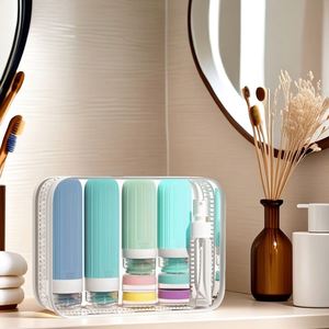 Leakproof Travel Bottle Set Reusable Refillable Silicone Containers Portable Travel <b>Spray</b> Bottle Face Cream Shampoo Empty Bottle - Product Image 1
