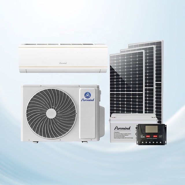Gree Solar Air Conditioner Solar Powered Air Conditioner 12000BTU 18000BTU 24000BTU ACDC Inverter Cooling Heating Condizionatore