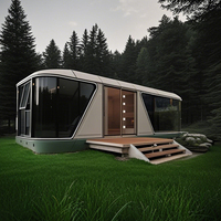 Capsule de camping design moderne et luxueux Maisons préfabriquées Capsule House Space Capsule avec système intelligent