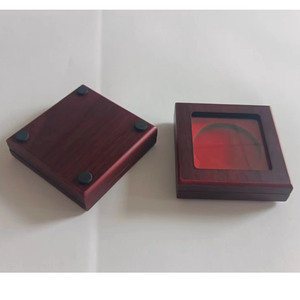 Hộp gỗ đựng huy hiệu kỷ niệm, hộp đựng tiền xu, hộp quà tặng, kích thước tùy chỉnh, chất lượng cao - Product Image 2