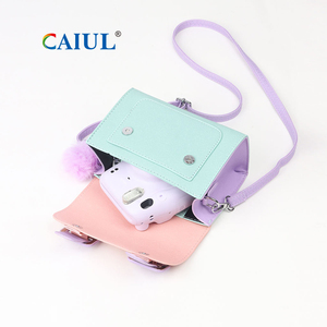 Macaron Phong Cách Tin Nhắn Crossbody Túi Cho Fujifilm Instax Mini 11/12 <span class=keywords><strong>Kodak</strong></span>/Ngay Lập Tức Máy Ảnh Kỹ Thuật Số Máy Ảnh Vai Túi - Product Image 6
