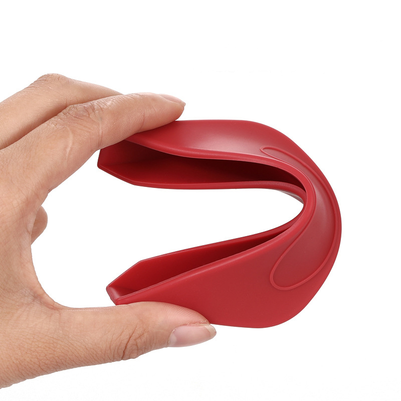 Горшок термостойкость Assist Ручка прихватка гибкий мыло non-slip мыло силиконовый держатель крышки