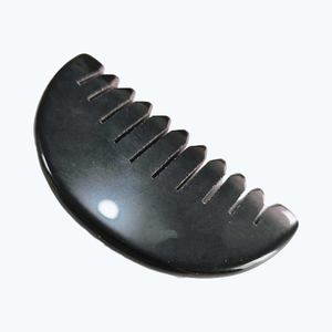 Outil de massage à gratter très vendu, peigne en obsidienne noire, pierre de jade - Product Image 4