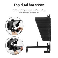 Pronstoor T3 Mini Téléprompteur Portable pour Enregistrement DSLR, Inscriber, Télécommande pour Prise de Vue Vidéo Mobile