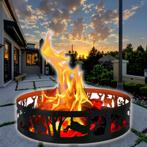 Nuevo Diseño de <span class=keywords><strong>Chimenea</strong></span> Portátil de Metal de 36 Pulgadas, Estilo Escandinavo, para Exteriores, Moderna, Multifuncional, sin Humo, Estándar Europeo - Product Image 3