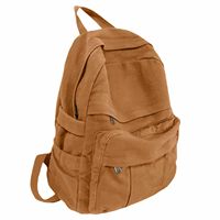 Sac à dos en toile unisexe, esthétique rétro, fermeture éclair, portable, pour les étudiants du lycée/du collège, sac de voyage pour ordinateur portable