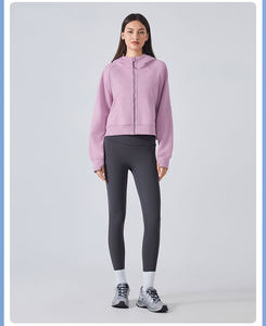 RUIQUWIN personalizado al por mayor invierno ropa suave suelta felpa sudaderas con capucha a prueba de viento cremallera completa chaqueta atlética conjuntos de ropa deportiva - Product Image 4