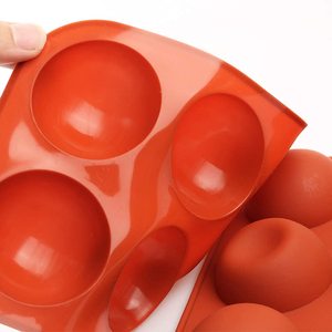 Molde de silicona semiesfera <span class=keywords><strong>para</strong></span> hornear, bomba de Chocolate caliente, tarta, gelatina, domo, Mousse, 4 paquetes - Product Image 3