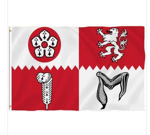 Drapeau <span class=keywords><strong>de</strong></span> <span class=keywords><strong>l</strong></span>'île <span class=keywords><strong>de</strong></span> Wight, drapeau extérieur personnalisé 3x5 pieds, bannière imprimée simple face, design personnalisé, drapeau <span class=keywords><strong>de</strong></span> bienvenue pour jardin - Product Image 5