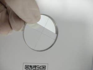 Lente de Retícula de Vidrio Óptico Premium LCO Clear Vision con Cruz Simple para Miras Telescópicas y Microscopios - Product Image 5