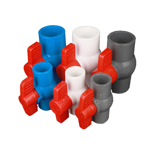 Nhựa 20-65 mét PVC Hose hai cách nhựa bóng van tưới vườn shut-off van kết nối - Product Image 1