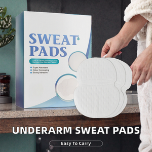 Disposable Underarm <b>Sweat</b> Pads Self Adhesive Armpit <b>Shields</b> Absorbent Perspiration Guards for Body Care - Product Image 2