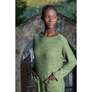 High Quality Women's Lyocell Corset Dress <b>Boat</b> Neck Halter Long Sleeve <b>Floor</b>-Length Pocket Solid Pattern XL Size for Day - Product Image 3