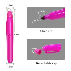 Khy-échantillon gratuit coloré Non toxique pour enfants, ensemble de 4 stylos lavables en tissu <span class=keywords><strong>textile</strong></span>, <span class=keywords><strong>marqueur</strong></span> lavable personnalisé - Product Image 3