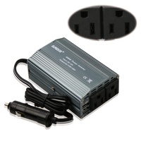 Suredom DC 12v to Ac 110v 220v 400w Car Power Inverter Converter with 2.1A Usb Ports