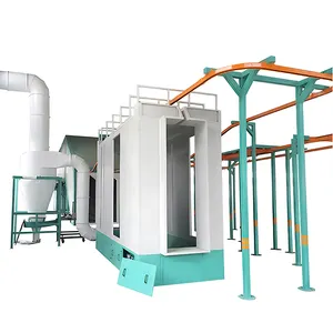 longen automatic Coating Machine Spraying Production Line Painting Manufacturing Plant Spare Parts Powder Coating Conveyor Line