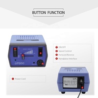 Machine à ongles professionnelle OEM Japon Super UP200, 35000 tr/min, portable, lime à ongles électrique jusqu'à 200, pour manucure et élimination des cuticules