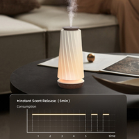 Diffuseur de parfum d'ambiance moderne SCENTA, diffuseur de parfum automatique personnalisé, télécommande, lumière LED, diffuseur de parfum pour bureau