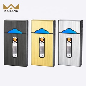 Nouvel arrivage boîte à cigarettes électronique multifonction avec briquet USB Rechargeable étui à cigarettes pour fumer - Product Image 3