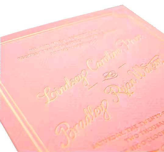 Papier de coton + feuille d'or