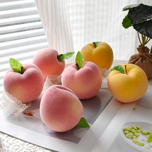 Adorno de Melocotón Artificial Realista de Espuma de 7*8.5cm para Decoración del Hogar, Exhibición en Ventanas, para Navidad y Acción de Gracias - Product Image 4