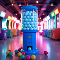 Distributeur automatique de balles rebondissantes DEER Smart Capsule pour jeux d'arcade, paiement par pièces, métal + plastique, capacité de 300 à 600 pièces, vente en gros