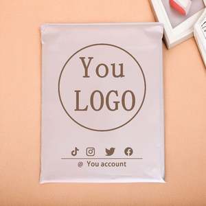 Courier Mailers Custom Logo Matte Pink Mailing Bag for Shipping <b>Clothing</b> Clothes Apparel Packaging Printed Plastic Poly Bags - Product Image 2
