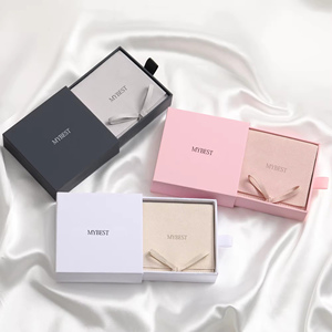 Luxury Paper <b>Box</b> with Custom logo Printing for Jewelry Pouch Storage Drawer <b>Box</b> with Puller - Product Image 5