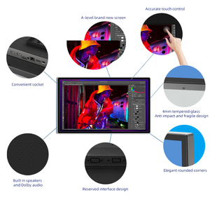 Màn hình cảm ứng bảng hiệu kỹ thuật số 27 inch với hỗ trợ HD, lý tưởng cho các truy vấn thông tin trong phòng trưng bày kinh doanh - Product Image 5