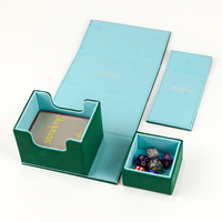 Boîte de rangement de cartes à collectionner de conception originale TCG OCG Boîte de rangement de cartes Boîte en cuir personnalisée pour étui de transport de cartes MTG