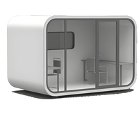 KT Moderne Acier Modulaire Double Chambre Sommeil Capsule Maison Pas Cher Espace Extérieur Capsule pour Hôtel Appartement Boutique Panneau Sandwich