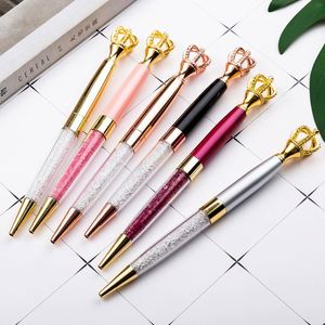 Stylo à bille fantaisie très vendu, avec couronne en cristal et diamant, instrument d'écriture de qualité supérieure - Product Image 2