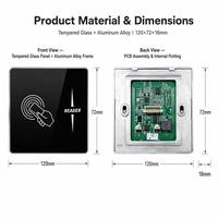 Lector de Tarjetas RFID OSDP RS485 OEM de Fábrica, Lector de Proximidad IC NFC de 13.56MHz para Seguridad de Acceso en Edificios Comunitarios