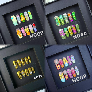 للبيع بالجملة اضغط على الأظافر من موردي شركة تصنيع المعدات الأصلية أظافر بأطراف طبيعية اضغط على تابوت أظافر إصبع صناعي - Product Image 2