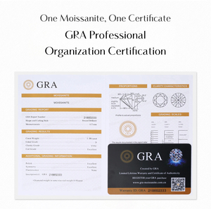 Anillo de Moissanita Brillante de 0.5CT con Certificación GRA, Plata de Ley 925, Anillo Redondo de Plata Esterlina, Anillo de Compromiso de Moda para Mujer, Joyería Elegante - Product Image 6