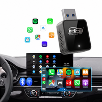 Adaptador Inalámbrico Carplay Android Auto 2 en 1, Mini USB, Conexión en el Auto, Dongle Portátil para Autos con Sistema Plug and Play, Retrofit OEM de Fábrica