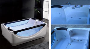 AOWO <span class=keywords><strong>Spa</strong></span> moderne <span class=keywords><strong>Massage</strong></span> Yakuzzi jacuzzi Portable douche pour deux personnes <span class=keywords><strong>Couple</strong></span> maison hôtel salle de bain bain à remous - Product Image 5