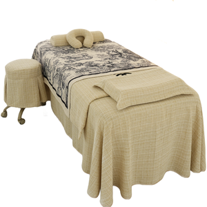Juego de sábanas de mesa de masaje para habitación de SPA de gama alta, colcha de belleza, cubierta de cama de masaje nórdica Simple de lujo de 4 piezas - Product Image 4