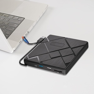 Unidad Óptica Externa USB 3.0 Tipo C 5 en 1, CD DVD RW VCD, Puertos SD/TF, Grabadora de DVD para Portátiles, <span class=keywords><strong>Escritor</strong></span> de CD, Super Drive de Escritorio - Product Image 6