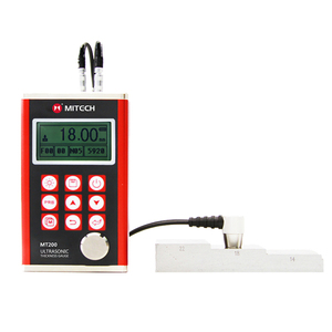 เครื่องวัดความหนาอัลตราโซนิกความแม่นยำสูง MT200 ความถี่ 2.5-7MHz สำหรับชิ้นงานขนาด 0.75-300 มม. ใช้พลังงานจากแบตเตอรี่ AA สองก้อน - Product Image 2