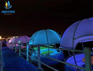 BBQ <strong>Boat</strong> Leisure <strong>Electric</strong> <strong>Barbecue</strong> Water <strong>Grill</strong> Donut <strong>Boat</strong> for Sale with LED Light - Product Image 3