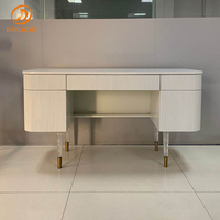 Luxe moderne nordique chambre commode storager blanc coiffeuse bois avec tiroirs ensemble de meubles pour chambre