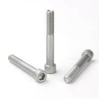 Vis à tête cylindrique à six pans creux moletée en acier allié DIN 912 Grade 10.9 avec revêtement Dacromet