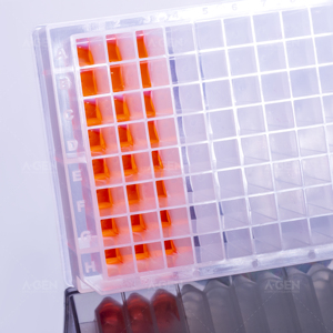 Plaque de puits profond en polypropylène <span class=keywords><strong>à</strong></span> fond en V de 2.3ml pour la culture cellulaire avec film d'étanchéité PCR - Product Image 5